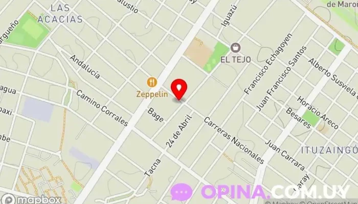 mapa de Escuela Pública Nº 102 y 195 Educación en Montevideo