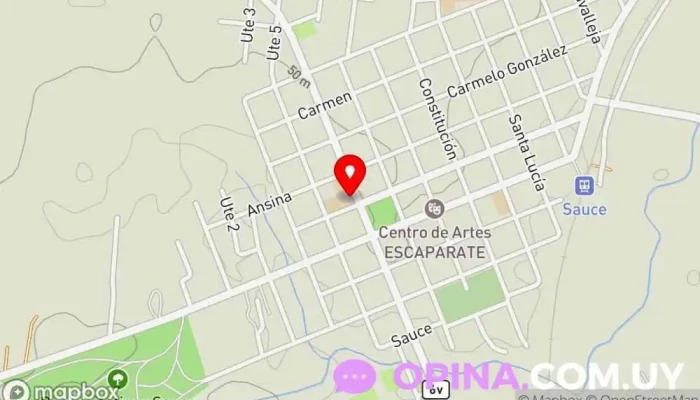 mapa de Escuela Pública Nº 109 Escuela en Sauce