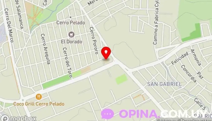 mapa de Escuela Publica Nº107 Escuela primaria en Maldonado