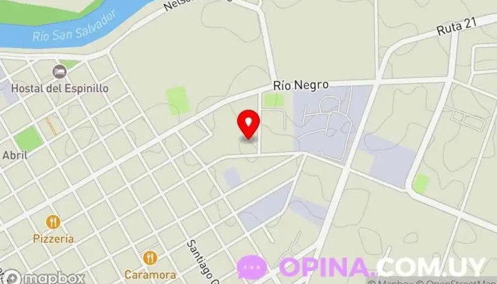 mapa de Escuela Rural N.° 76 de Dolores Escuela primaria en Dolores