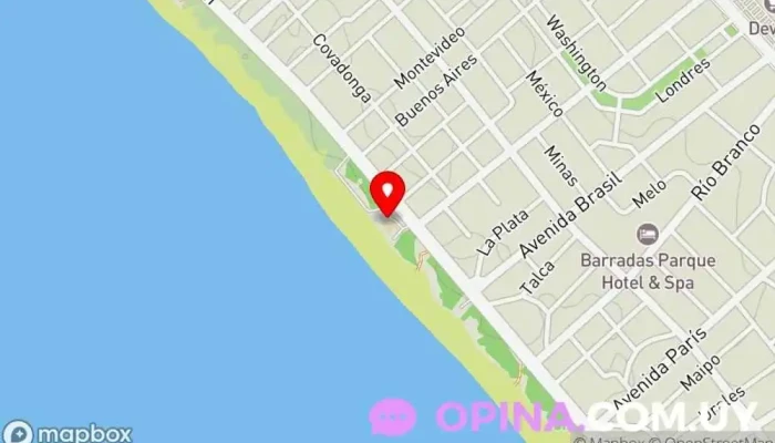 mapa de Escuela Superior de Alta Gastronomía Parador Pedro Figari Escuela técnica en Punta del Este