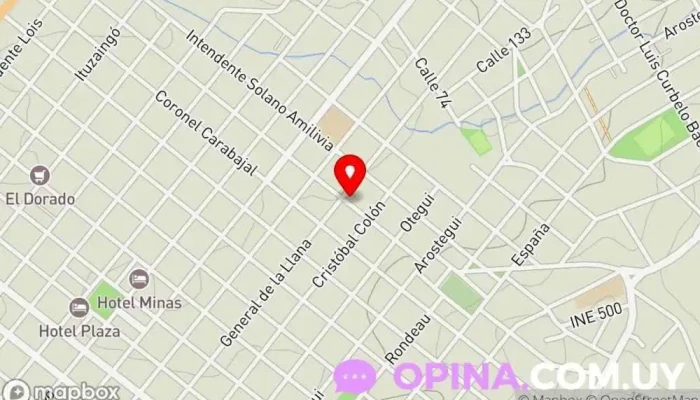 mapa de Escuela Taller Nº 120 Escuela en Minas