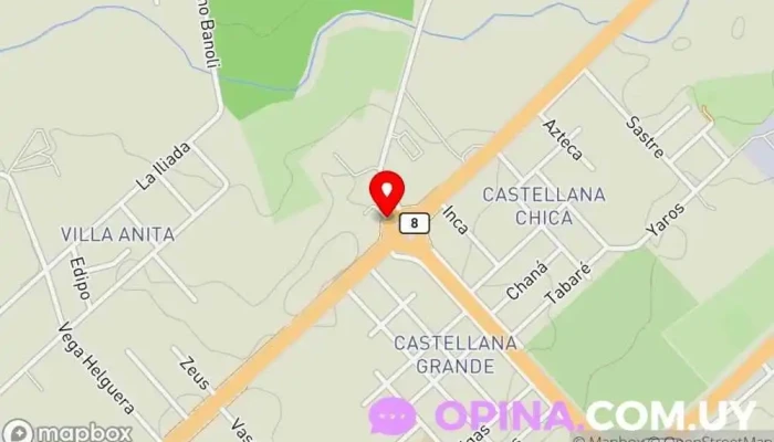 mapa de Escuela Técnica Barros Blancos Escuela en Barros Blancos