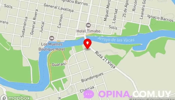 mapa de Escuela Tecnica Carmelo UTU Escuela en Carmelo