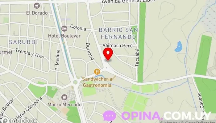 mapa de Escuela Técnica De Oficios (ETO) Escuela en Maldonado