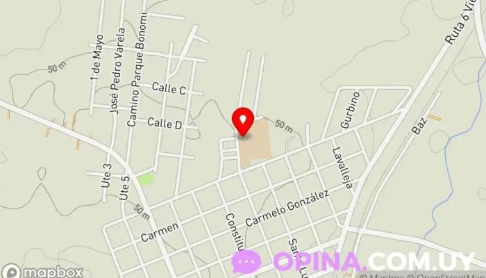 mapa de ESCUELA TÉCNICA SAUCE Escuela técnica en Sauce