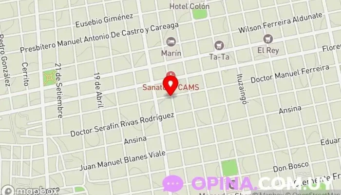 mapa de Escuela Técnica Superior Pedro Blanes Viale Escuela en Mercedes