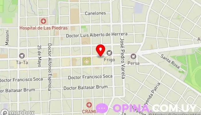 mapa de Escuelan Técnica Las Piedras2 Centro de formación profesional en Las Piedras