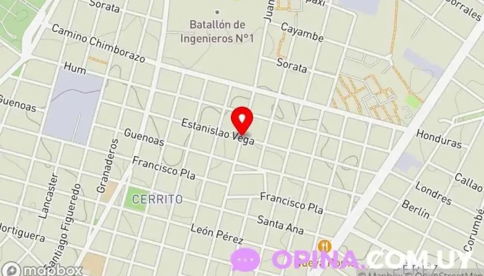 mapa de Espacio Crafter Papelería en Montevideo