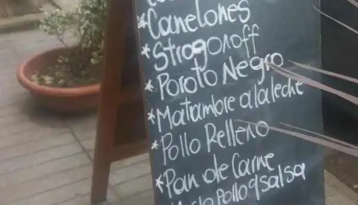 Espacio Dulce:  Menu