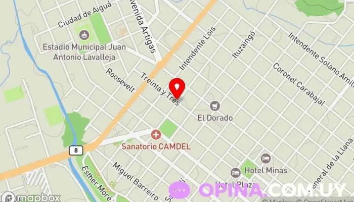 mapa de espacio inclision digital Escuela en Minas