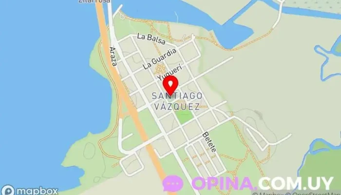 mapa de Espacio Libre 1291 Jardín de infancia en Santiago Vázquez