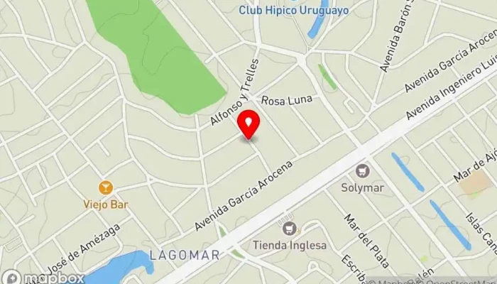 mapa de Espacio Raíz Lagomar Lounge en Ciudad de la Costa