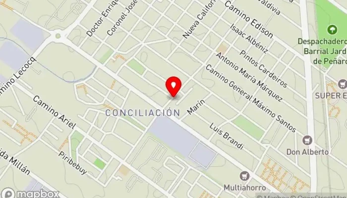 mapa de Especialidades Gastronomicas Restaurante en Montevideo