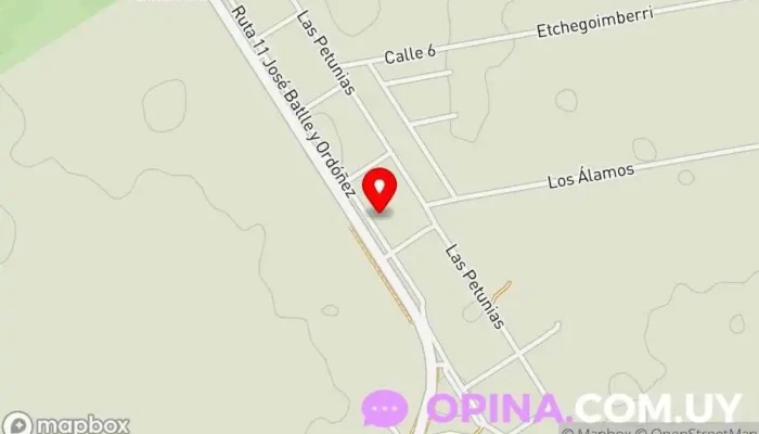 mapa de Estación Atlántida Urbanización en City Golf