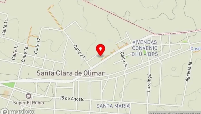 mapa de Estacion de Servicio Gasolinera en Santa Clara De Olimar