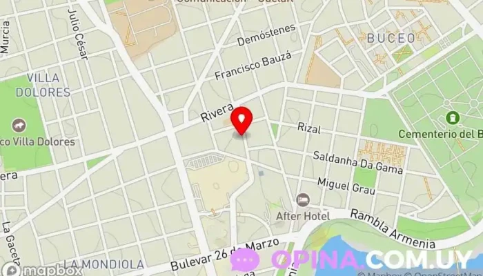 mapa de ESTRELLITA Centro Head Start en Montevideo