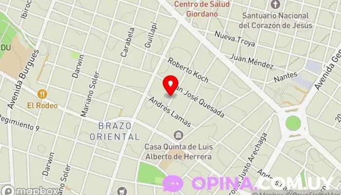 mapa de Estudio de Arquitectura Montevideo Arquitecto, Estudio de arquitectura, Consultor inmobiliario en Montevideo