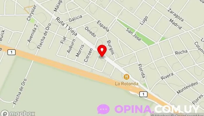 mapa de Estudio jurídico Fulino Agencia inmobiliaria en Ciudad del Plata