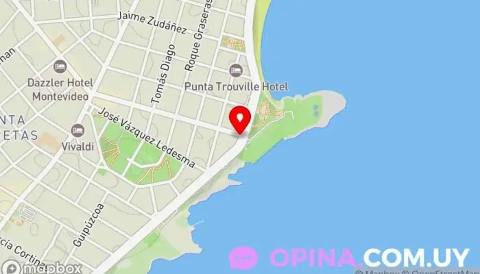 mapa de Estudio Zilberman Agencia inmobiliaria en Montevideo