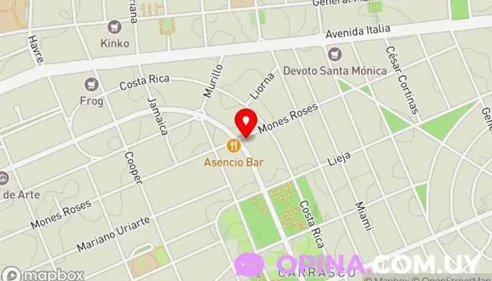 mapa de Etxe Bienes Raíces Agencia inmobiliaria, Oficinas de empresa en Montevideo