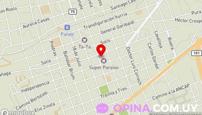 mapa de Eureka kinder Centro de educación preescolar en Pando