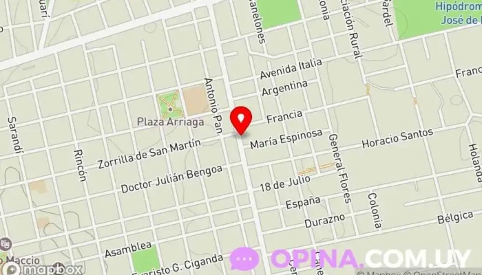 mapa de Everyday English Academia de inglés en San José de Mayo