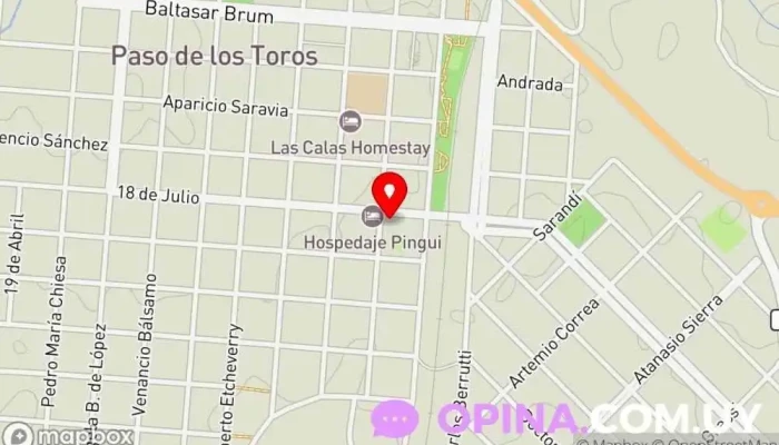 mapa de Exitazo Papelería en Paso de los Toros