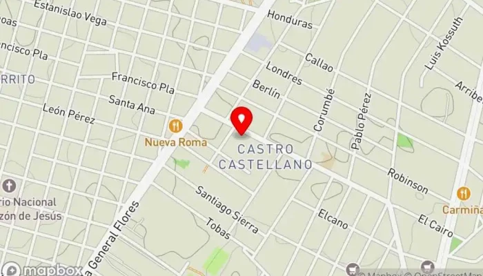 mapa de FABRICA DE PASTAS BEL MANGIARE Tienda de pasta, Restaurante especializado en fideos en Montevideo