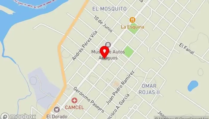 mapa de Famibar Restaurante en Rio Branco