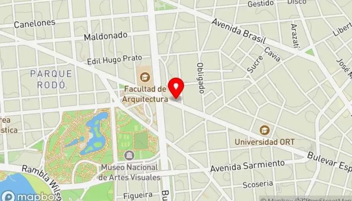 mapa de Family Beer Uruguay Pub en Montevideo