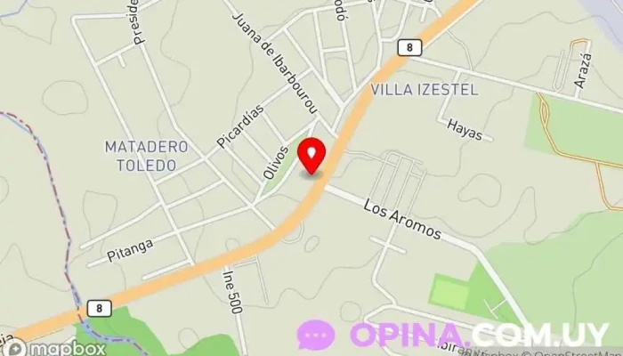 mapa de Farmacia Los Aromos Farmacia en Camino Maldonado