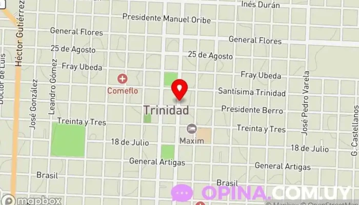 mapa de Farmacia Osta Centro Farmacia en Trinidad