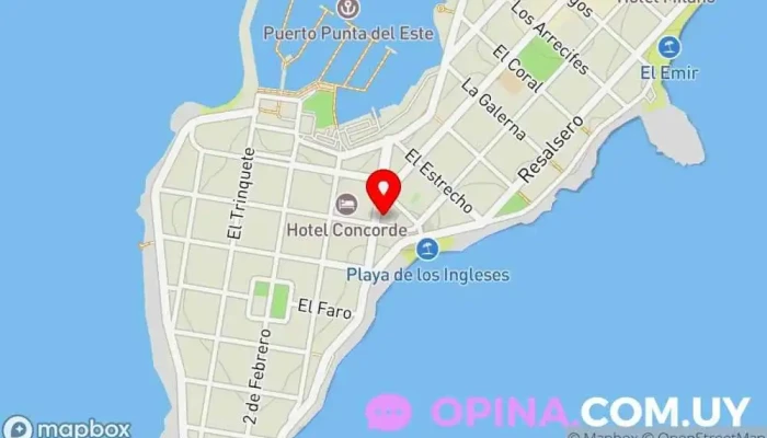 mapa de Faro Grupo Inmobiliario Agencia inmobiliaria en Punta del Este