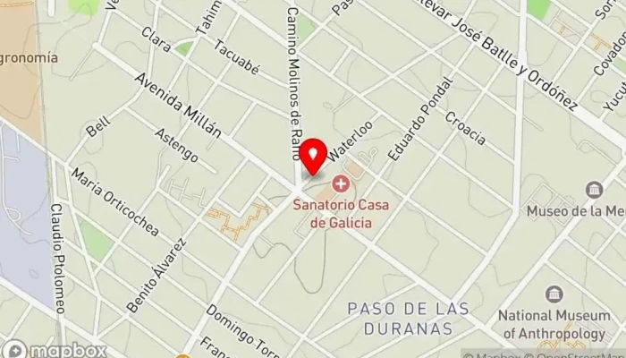 mapa de FAST FOOD 23 Restaurante de comida rápida, Pizzería en Montevideo