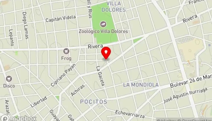 mapa de Fergus Bar en Montevideo