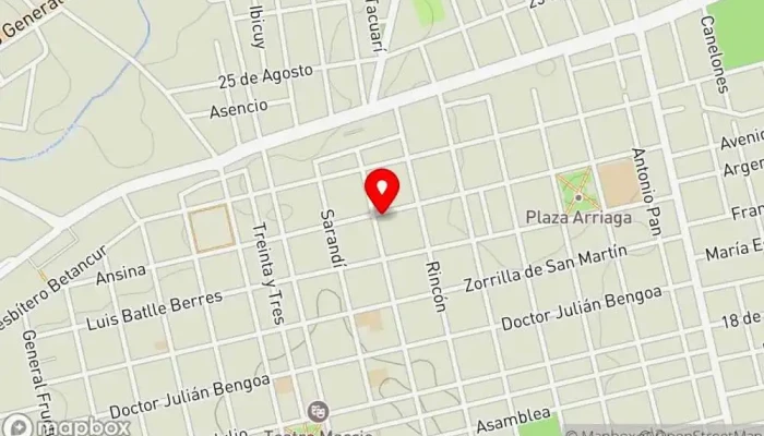 mapa de Fifty Fifty Restaurante en San José de Mayo