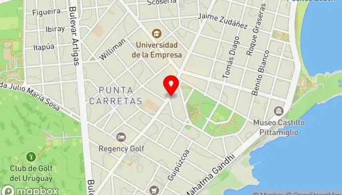 mapa de Figari Bistro Punta Carretas Restaurante en Montevideo