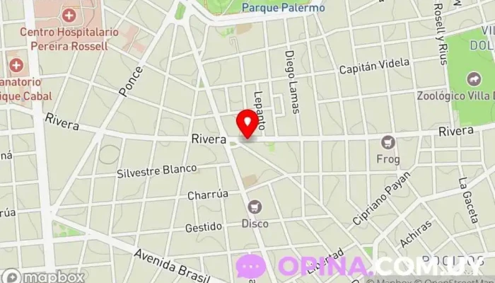 mapa de Fisio Plus UY Clínica de fisioterapia en Montevideo