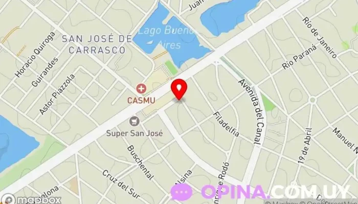 mapa de FisioActiva Clínica de fisioterapia en Ciudad de la Costa