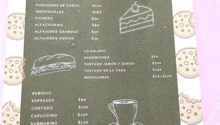 Five Oclock Menu - Cafetería