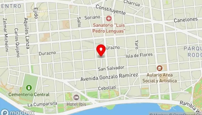 mapa de Flower Island Hotel en Montevideo