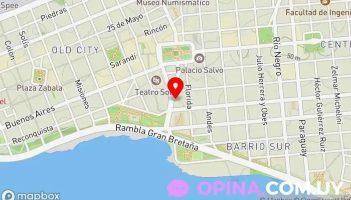 mapa de Focus Negocios Inmobiliarios Agencia inmobiliaria en Montevideo