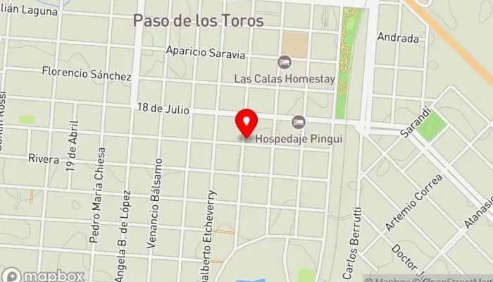 mapa de Fonda Petit Restaurante de comida rápida en Paso de los Toros