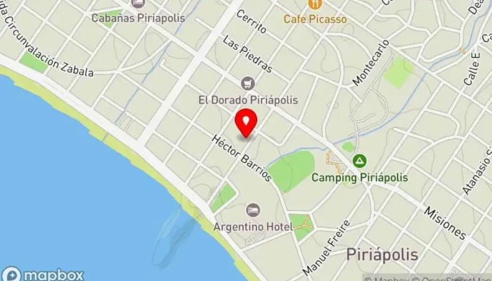 mapa de Fono Pizza Pizzería en Piriápolis