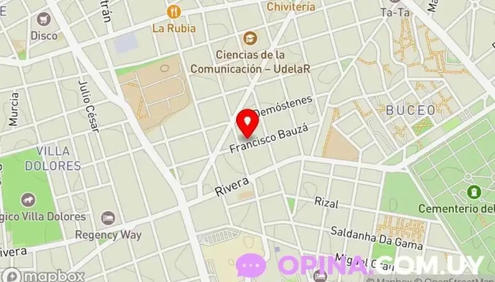 mapa de Fortius Inversiones Inmobiliarias Agencia inmobiliaria en Montevideo