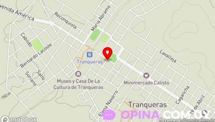 mapa de Fotocopiadora Papelería en Tranqueras