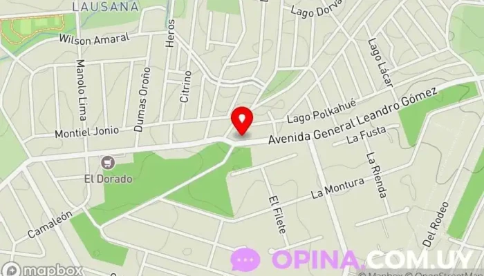 mapa de Fraccionamiento 4H Agencia de bienes inmuebles comerciales en Maldonado