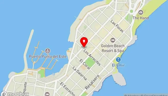 mapa de Frances.co Cafetería en Punta del Este