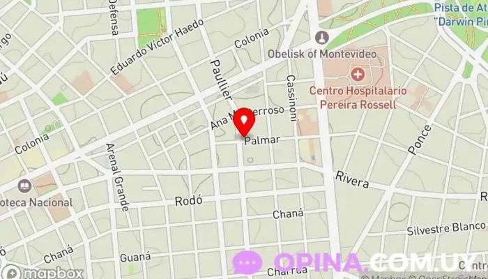 mapa de Frattini & Mocchi Agencia inmobiliaria en Montevideo